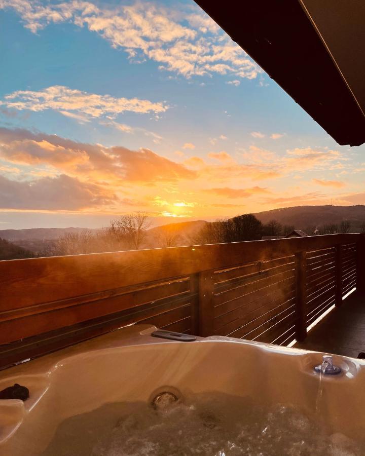 Private Spa Lodge Odenwald Lindenfels Exterior photo