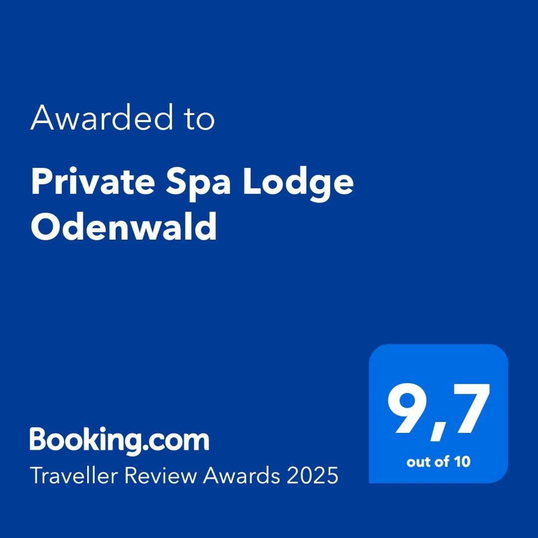 Private Spa Lodge Odenwald Lindenfels Exterior photo